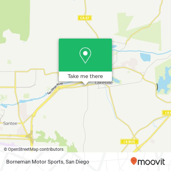 Borneman Motor Sports map