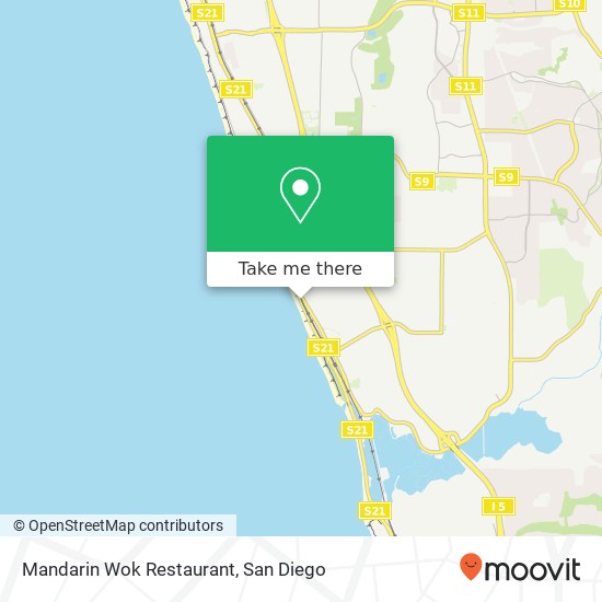 Mandarin Wok Restaurant map