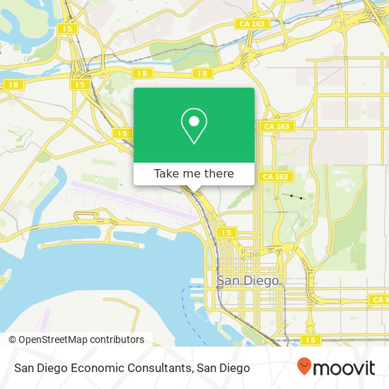 Mapa de San Diego Economic Consultants