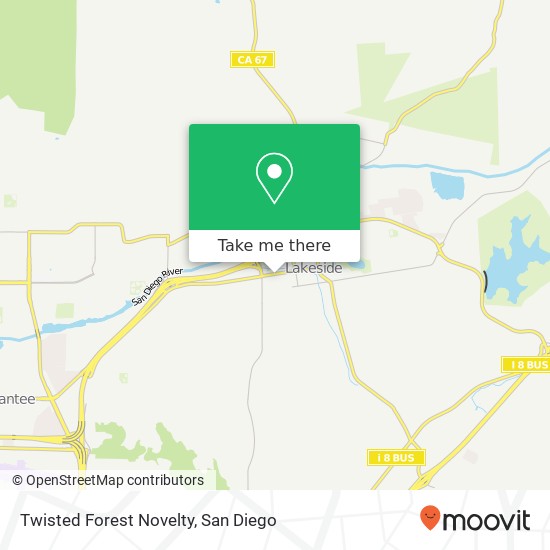 Mapa de Twisted Forest Novelty