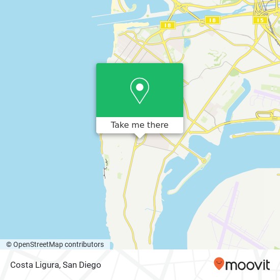 Costa Ligura map