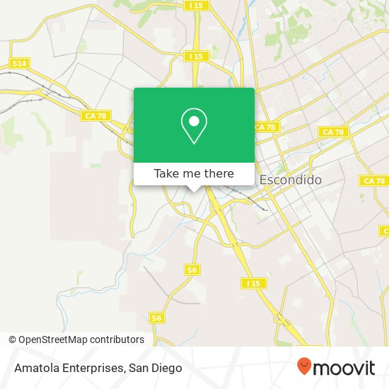 Mapa de Amatola Enterprises