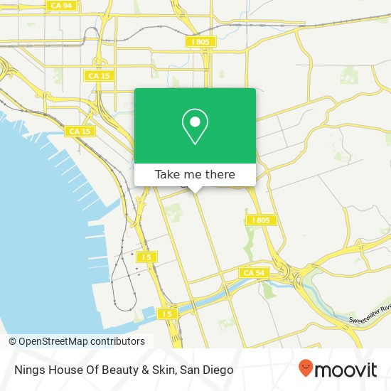 Nings House Of Beauty & Skin map