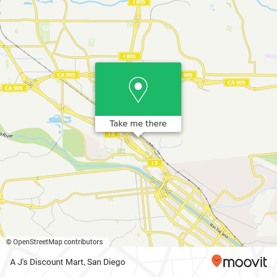 A J's Discount Mart map