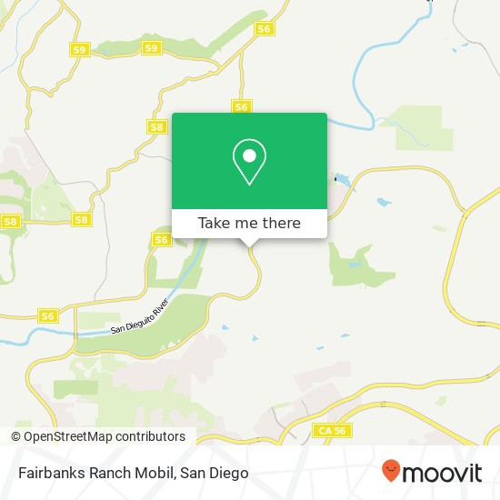 Fairbanks Ranch Mobil map
