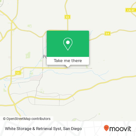 White Storage & Retrieval Syst map