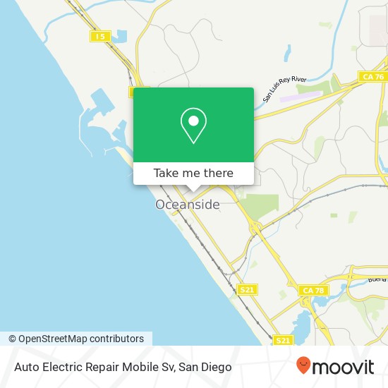Auto Electric Repair Mobile Sv map