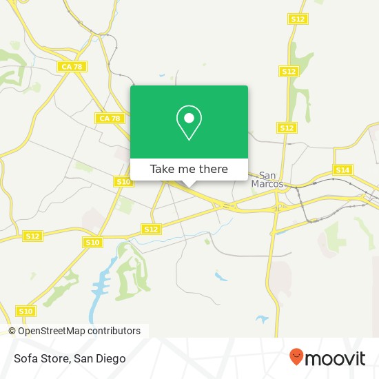 Sofa Store map