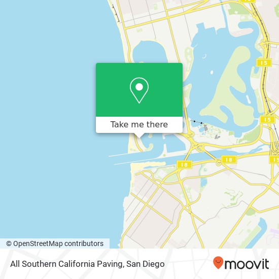 Mapa de All Southern California Paving