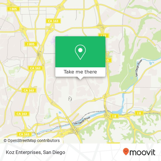 Koz Enterprises map