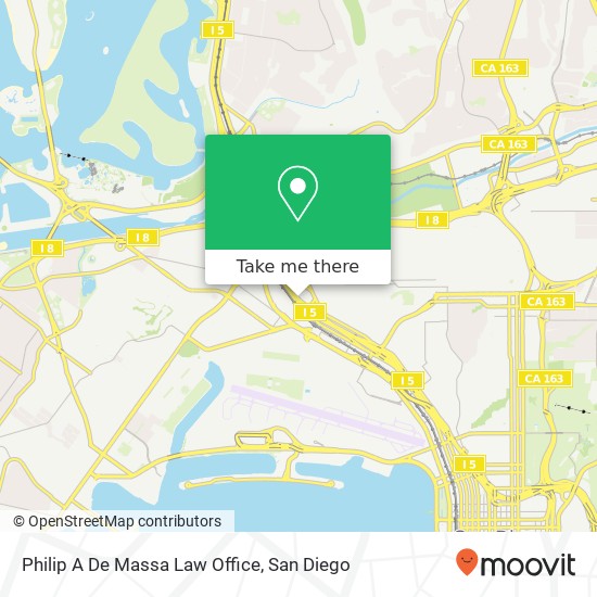 Mapa de Philip A De Massa Law Office