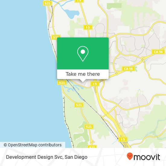 Development Design Svc map