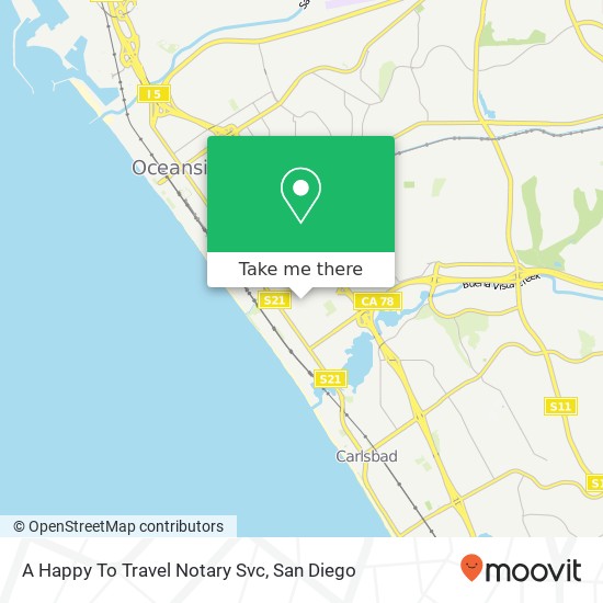 Mapa de A Happy To Travel Notary Svc