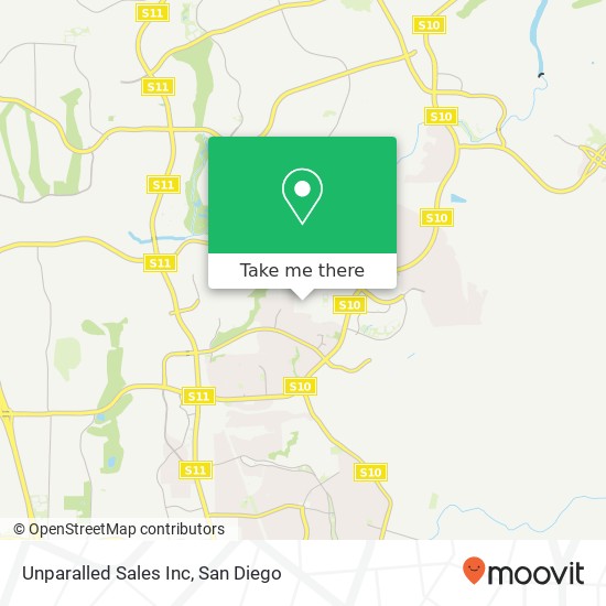 Unparalled Sales Inc map