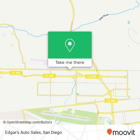 Edgar's Auto Sales map