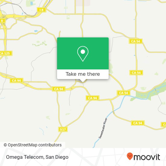 Omega Telecom map