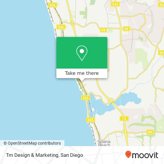 Mapa de Tm Design & Marketing