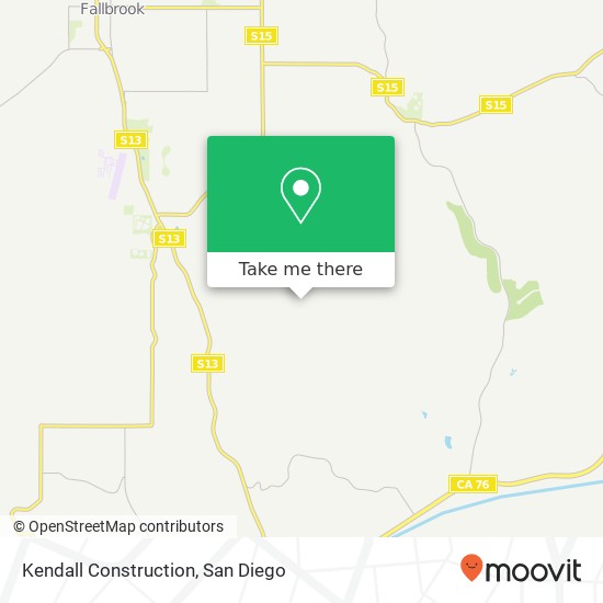 Mapa de Kendall Construction