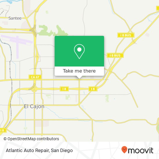 Atlantic Auto Repair map