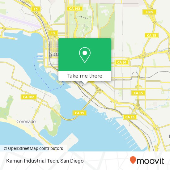 Kaman Industrial Tech map