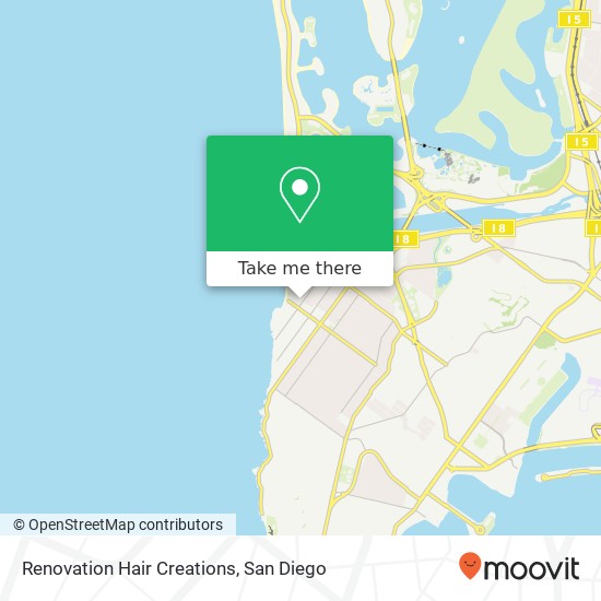 Renovation Hair Creations map