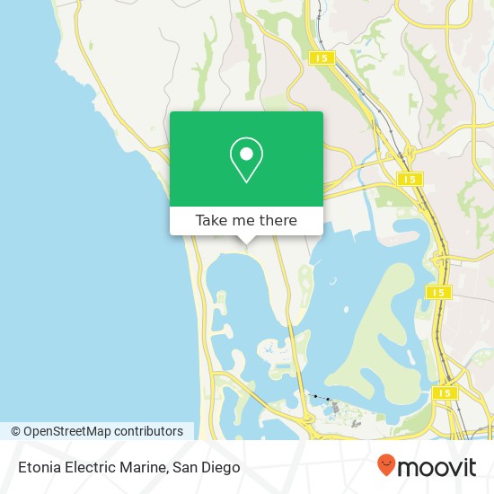 Etonia Electric Marine map