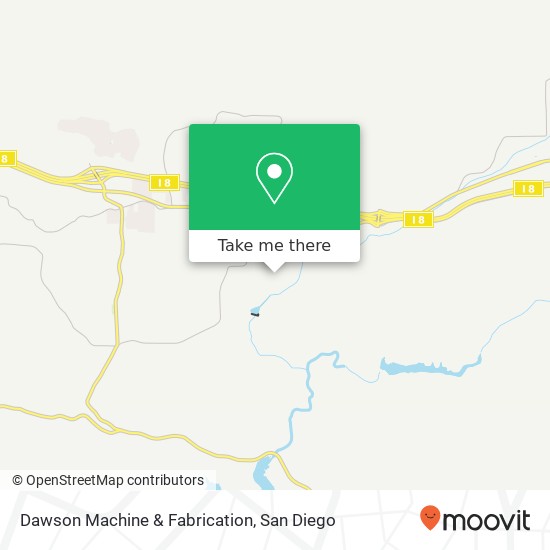 Mapa de Dawson Machine & Fabrication