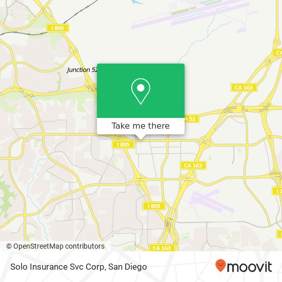 Solo Insurance Svc Corp map