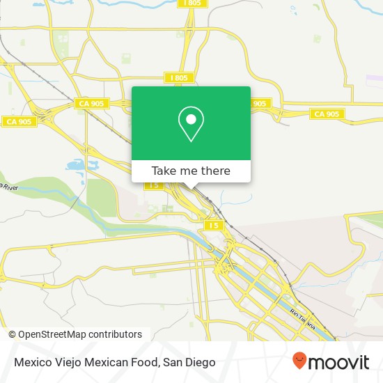 Mexico Viejo Mexican Food map