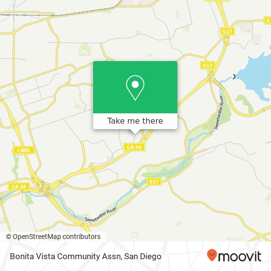 Bonita Vista Community Assn map