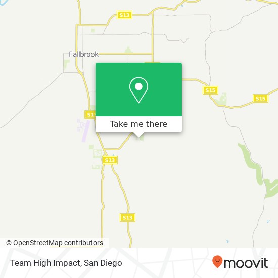 Team High Impact map