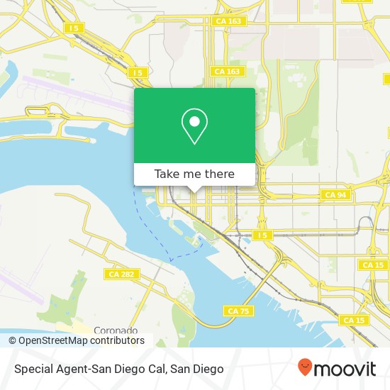 Special Agent-San Diego Cal map