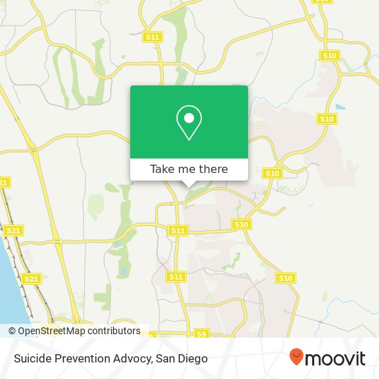 Suicide Prevention Advocy map