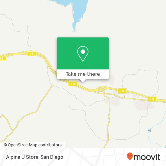 Alpine U Store map