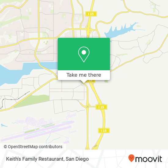 Mapa de Keith's Family Restaurant