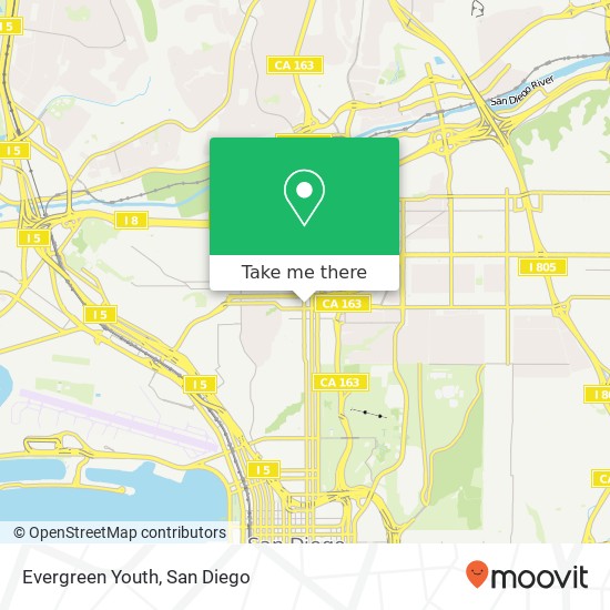 Evergreen Youth map