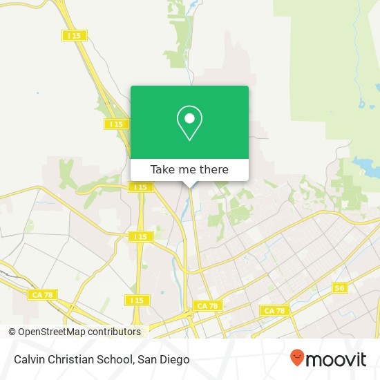 Mapa de Calvin Christian School