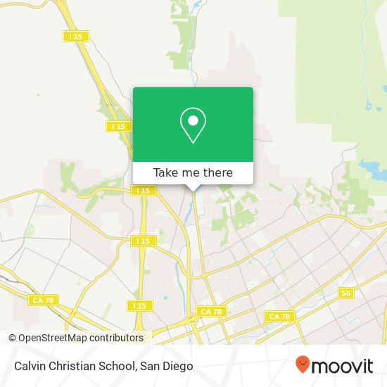 Calvin Christian School map