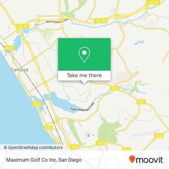 Maximum Golf Co Inc map