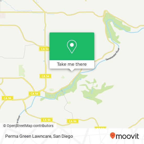 Perma Green Lawncare map