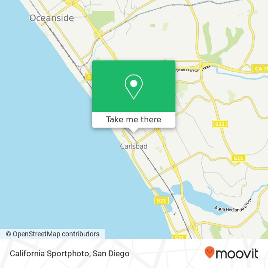 California Sportphoto map