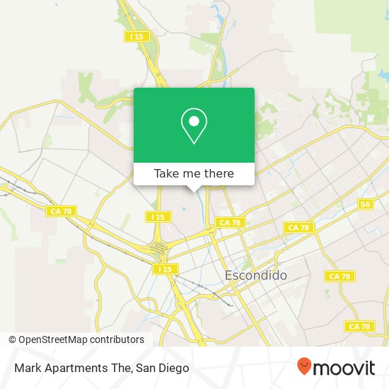 Mapa de Mark Apartments The