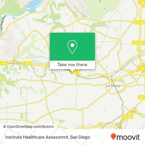 Mapa de Institute Healthcare Assessmnt