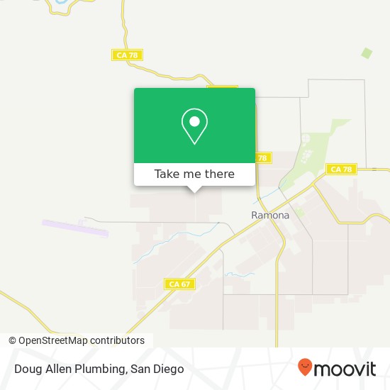 Doug Allen Plumbing map