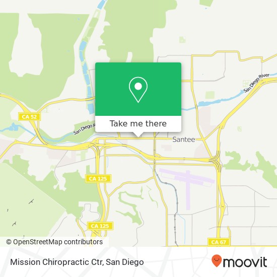 Mapa de Mission Chiropractic Ctr