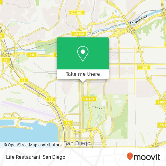 Mapa de Life Restaurant