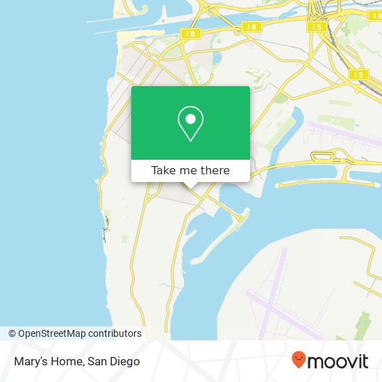 Mary's Home map