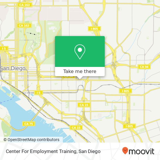 Mapa de Center For Employment Training