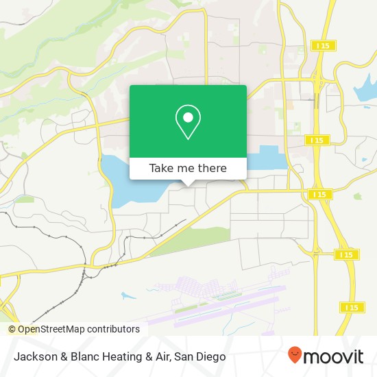 Jackson & Blanc Heating & Air map