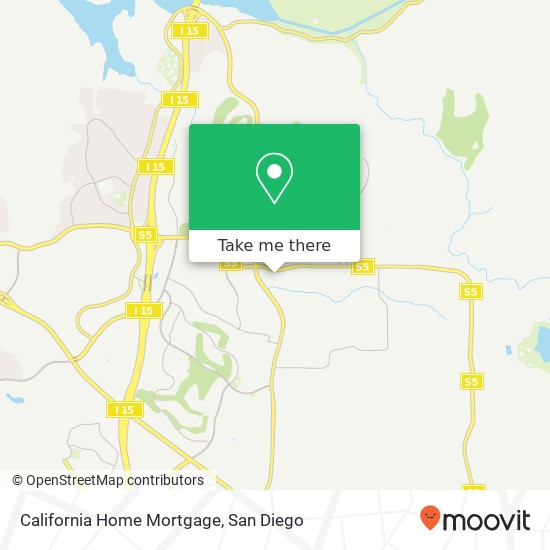 Mapa de California Home Mortgage